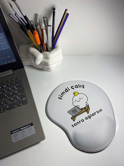 Çalış Sonra Ağlarsın Bilek Destekli Mouse Pad