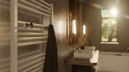 Radyatör Askısı, Banyo Askısı, Bornoz Askısı, Kolay Kurulum, Havlu Kıyafet Askısı, Banyo Kurutmalık (KROM)