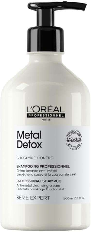Professionnel Paris Metal Detoks Şampuanı Sert Su Şelatlı Şampuan Metal Yapısını Kaldırır | Rengi Koruyun ve Parlatıcı Ekleyin | Paraben ve Sülfat Içermez Yıpranmış Saçlar İçin Tüm Saç Tipleri