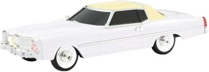 Kablosuz Hoparlör Bluetooth 1966 Cadillac Görünümlü Bluetooth Klasik Araba Hoparlör ve FM Radyo Ofis Ev için USB SD AUX Girişli Kablosuz Speaker WS-1966 (Beyaz)