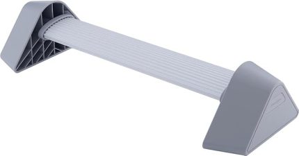 Hareketli ayak desteği, ayaklar, bacaklar ve alt sırt için ergonomik tasarım, kaymaz, otururken veya ayakta çalışmak için ideal, K58303WW