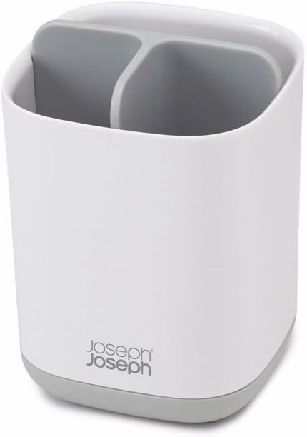Joseph 70509 Easy-Store Diş Fırçalık, Beyaz/Gri