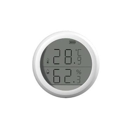 Smart Akıllı Dijital Termometre Uygulama Denetimli Zigbee İç Mekan Isı Ölçer ve Nem Ölçer (Higrometre) X7608
