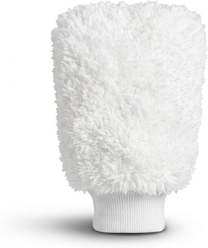 - Lüks Oto Yıkama Eldiveni ve Araç Pasta Cila Eldiveni - Ekstra Kalın Araba Yıkama ve Mikrofiber Temizlik Eldiveni