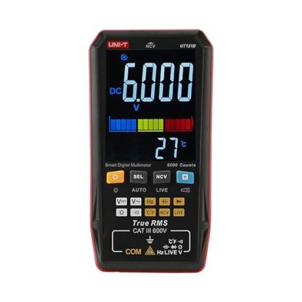 UT122/UT121A/B Smart Digital Multimeter True RMS Voltage Frequency Dual Display NCV LIVE Auto Range 6199 Count Meter (UT121B)