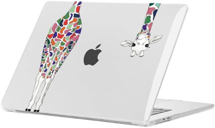 Macbook Pro M1 / M2 13'' ile Uyumlu Sert Polikarbonat Koruyucu Kılıf (A1706/A1708/A1989/A2159/A2251/A2289/A2338) (Baskılı - 1)