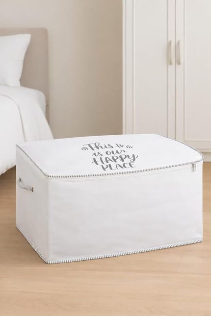 Baskılı Yorgan Yastık Kıyafet Hurcu Düzenleyici Organizer Hurç (Yorgan 75 x 45 x 45)