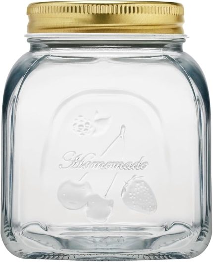 80384 Metal Kapaklı Cam Kavanoz 500 cc