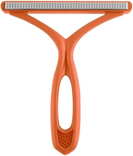 Köpek Tüy Toplayıcı Çift Taraflı Pamuk Tiftiği ve Tüy Toplama Fırçası (Turuncu)