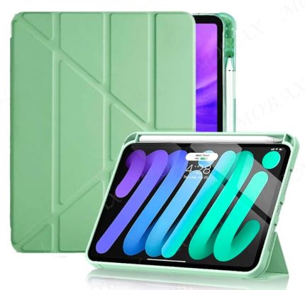 Air 11inç M2/M3 2025-2024 ile uyumlu Kılıf Kalem Şarj Bölmeli Case Açık Yeşil
