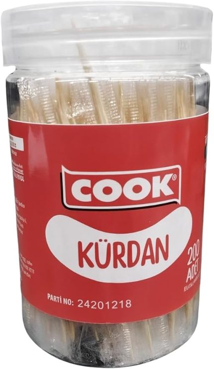 Bambu Kürdan, Jelatinli, 200 Adet