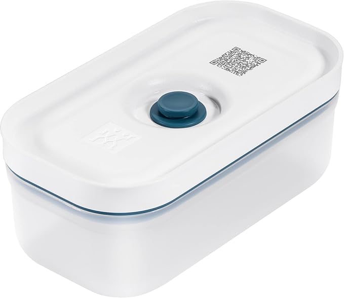 Fresh & Save Vakumlu Saklama Kabı, S, Plastik, Yari Şeffaf Akdeniz Mavisi