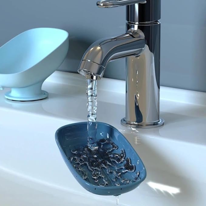 Su Giderli Çift Katmanlı Sabunluk,Vakumlu Su Giderli Sabunluk(Renk Asorti OLarak Gönderim Yapılacaktır) - Görsel 3