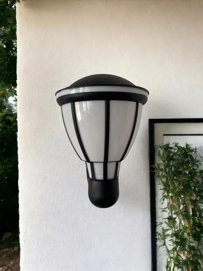 Kupa Bahçe Duvar Apliği 37 cm | E27 Duy | IP54 Dış Mekan Duvar Lambası | UV Protection | Bahçe, Teras, Veranda ve Yürüyüş Yolu (Ampul Hariç) - Görsel 5