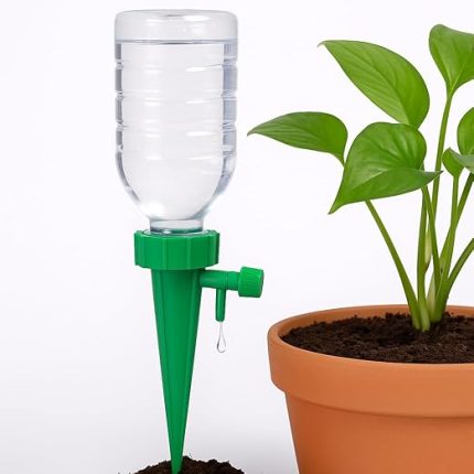 Sulama Aparatı, Ayarlanabilir Musluklu, Su Hazneli, Sağlam Plastik, Kolay Kurulum, Bahçe ve Saksı Bitkileri İçin (Su Haznesiyle Birlikte)