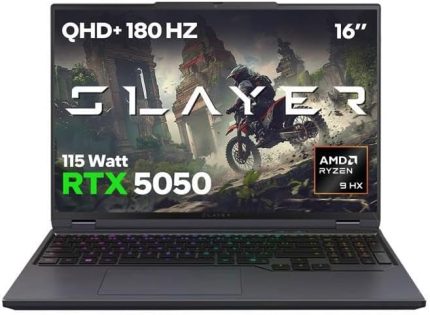 Garaj Slayer R9T-5050 C1 AMD Ryzen 9 7845HX 32GB RAM 1TB SSD RTX5050 16" 180Hz QHD+ IPS FreeDOS Oyuncu Laptop