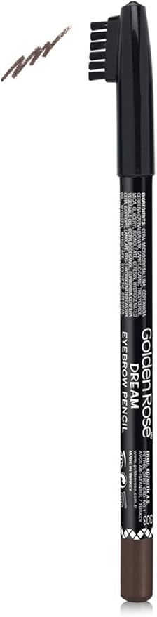 Rose Dream Eyebrow Pencil No: 303 Dark Ash - Şekillendirici Fırçalı Siyah Kaş Kalemi