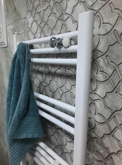 Radyatör Askısı, Banyo Askısı, Bornoz Askısı, Kolay Kurulum, Havlu Kıyafet Askısı, Banyo Kurutmalık (KROM) - Görsel 3