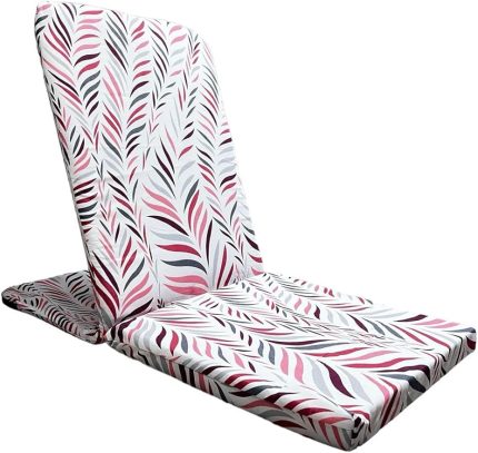 Desen Pamuk Poly Karışımı Backjack, Meditasyon Sandalyesi, Sırt Destekli Yer Minderi (Fuşya Damlalar)