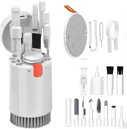 için 21'i 1 arada temizleyici kiti, temizleme seti, klavye, kulaklık, dizüstü bilgisayar, iPhone telefon şarj bağlantı noktası ve ekran, kamera lensi, bilgisayar, Airpod Pro, mini