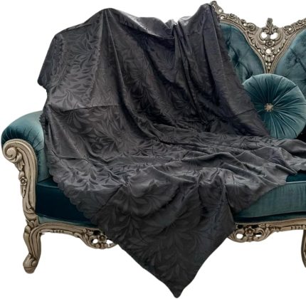 Tabanlı Tay Tüyü Çekyat, Koltuk, Kanepe Örtüsü(ANTRASİT RENK)(175X210CM)