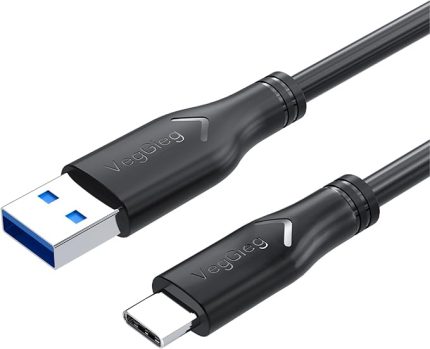 3.0 to Type-C 60W 10Gbps Data ve Şarj Kablosu 1 Metre