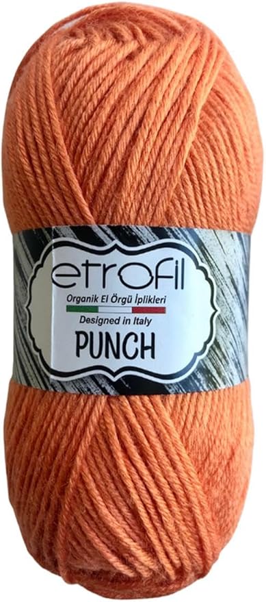Punch El Örgü İpliği 25 gr 72103 Portakal