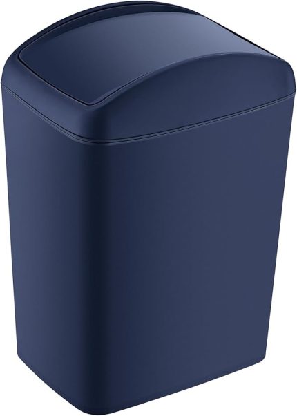 Soft Çöp Kutusu Döner Kapak 10 LT LACİVERT