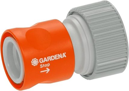 Profesyonel sistem geçiş parçası, su durdurucuyla: Hortum ucuna bağlantı için hortum parçası, 19 mm (3/4 inç) hortumlar için uygundur (2814-20)