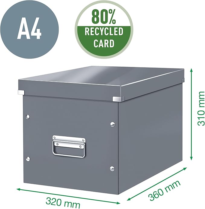 61080023 Wow C&S Kutu Küp Büyük Boy, Metalik Pembe - Görsel 4