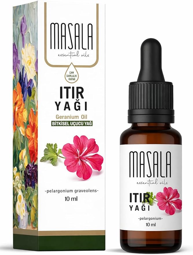 Saf Itır (Sardunya) Yağı 10 ml - Geranium Essential Oil - Pelargonium Graveolens