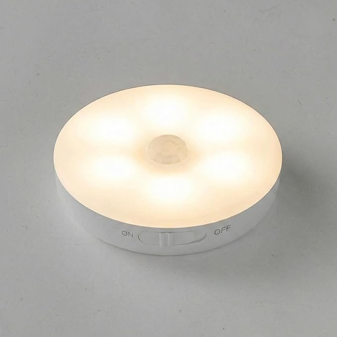 LED Hareket Sensörlü Ledli Gece Lambası Şarj Edilebilir, Taşınabilir 4000k Günışığı (1 Adet) - Görsel 2