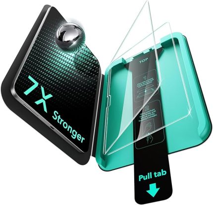 2 Adet Armorite Koruyucu Folyo iPad Air 13 inç M3/M2 (7./6. Nesil, 2025/2024), 9H Panzer Koruyucu Cam, UltraFit Raflı, Askeri Standart Koruma, Çizilmez, HD Netlik, Toz ve Kabarcıksız