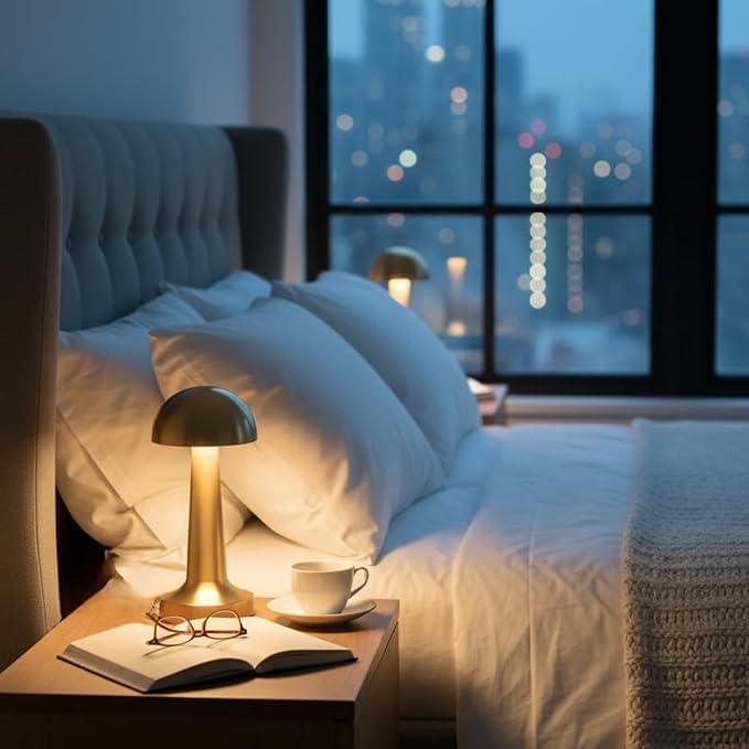 Edilebilir Taşınabilir Masa Lambası - Dokunmatik Aç/Kapa ve Parlaklık Ayarı, 3 Renk Seçeneği - Cata - Lizbon - Görsel 4