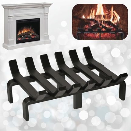 cm x 32 cm 6 Çubuklu Ekstra Şömine Izgarası Dar Gözlü Izgara