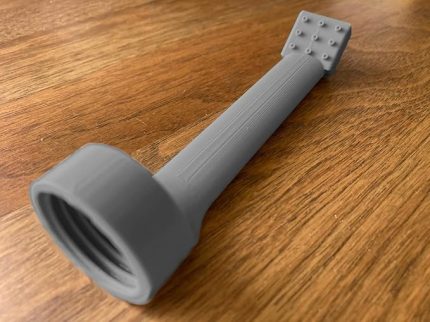 Taşınabilir Tuvalet Duşu Taharet Musluğu Portatif Bidet 1 Litre Ve Üzeri Pet Şişeler İçin (Gri)