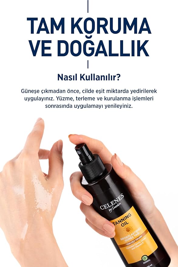 By Sweden Herbal Bronzlaştırıcı Güneş Yağı 200 ml, CLN4965 - Görsel 5