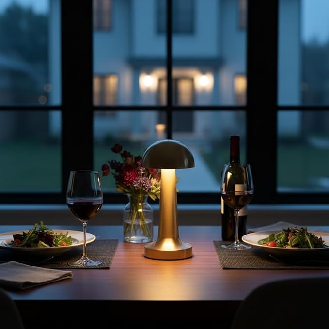 Edilebilir Taşınabilir Masa Lambası - Dokunmatik Aç/Kapa ve Parlaklık Ayarı, 3 Renk Seçeneği - Cata - Lizbon - Görsel 2