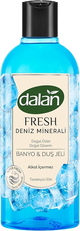 Fresh Banyo ve Duş Jeli 500 Mililitre, 1 Adet, Deniz Minerali