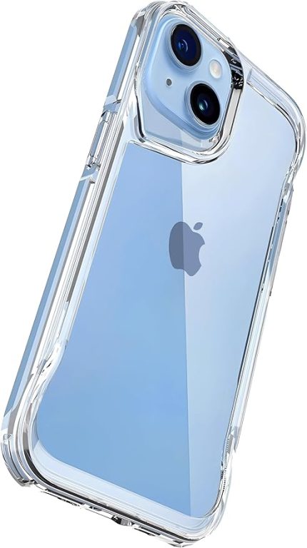 iPhone 13 için Defend Serisi Kristal Berraklığında Ultra Şeffaf Arkası Sert Polikarbonat Kenarları Yumuşak Silikon Super Koruyucu Özellikli Kılıf (iphone 13)