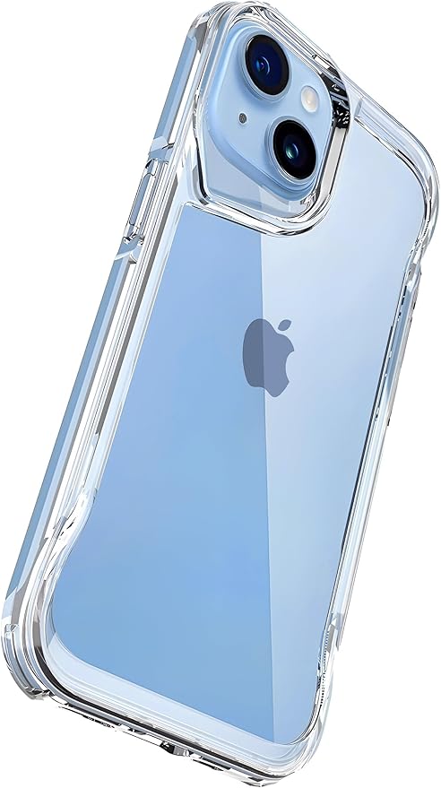 iPhone 13 için Defend Serisi Kristal Berraklığında Ultra Şeffaf Arkası Sert Polikarbonat Kenarları Yumuşak Silikon Super Koruyucu Özellikli Kılıf (iphone 13)