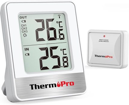 TP200C Dijital Ev Termometresi LCD Bluetooth İç ve Dış Mekan Termometresi 150 mye kadar Sıcaklık Sensörlü