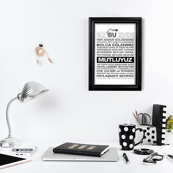 Özel Dekoratif Ev Hediyesi Baskılı Çerçeve 24x33x1 cm - Görsel 3