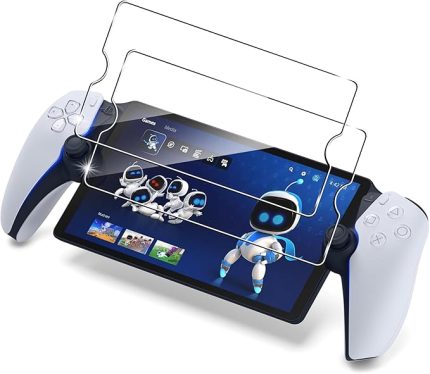 PS5 PlayStation Portal/PS Portal için Kırılmaz Cam, 【2 Adet】 9H Sertlikte Çizilmeye Dayanıklı Kırılmaz Cam Folyo, Kabarcıksız Parmak İzi Önleyici HD Ekran Koruyucu