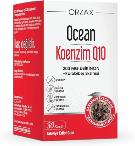 Koenzim Q10 200 mg 30 Kapsül