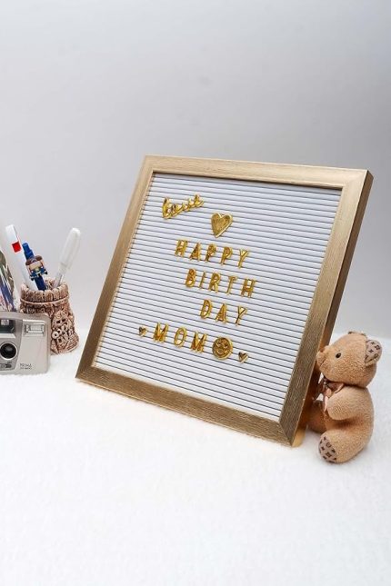 Gitti Gold Yazı Panosu Mesaj Tahtası ve Gold Harf Seti