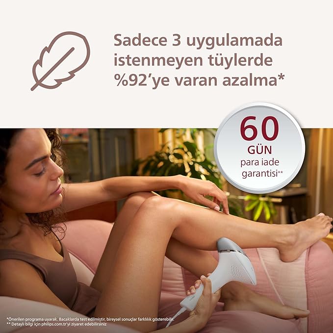 Lumea 8000 Serisi BRI940/00 IPL Tüy Alma, Vücut için 1 Başlık, Çanta - Görsel 3