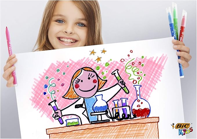 Kids Kid Couleur Keçeli Boya Kalemi, 24'lü Kutu - Görsel 3