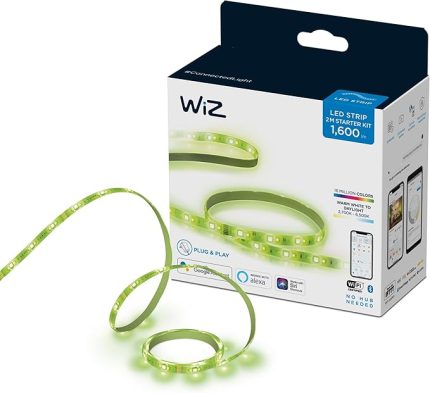 Wi-Fi Renkli Akıllı Led Şerit 2M - Adaptör Dahildir