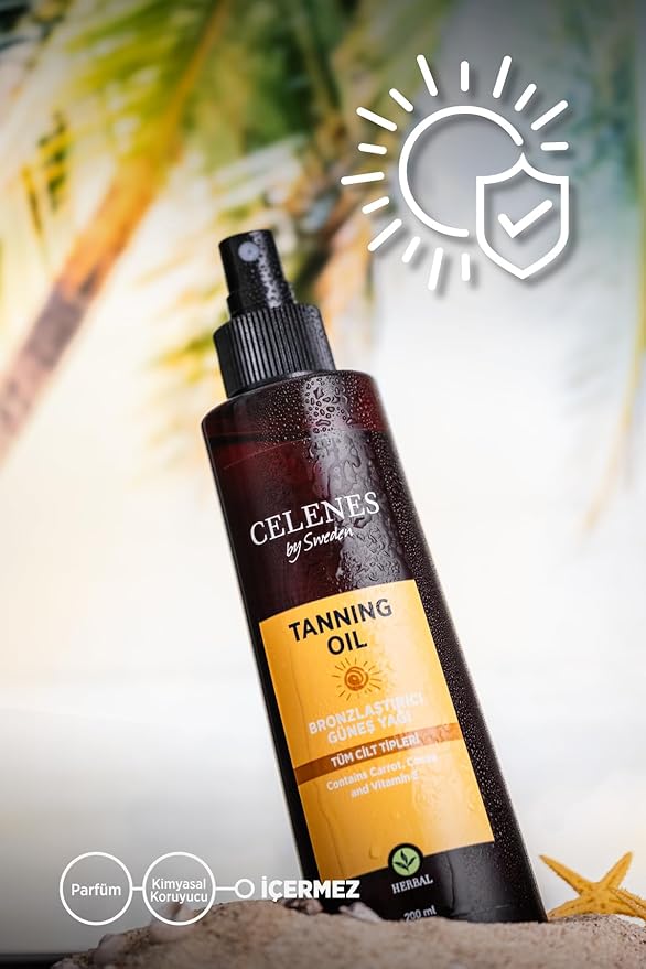 By Sweden Herbal Bronzlaştırıcı Güneş Yağı 200 ml, CLN4965 - Görsel 4